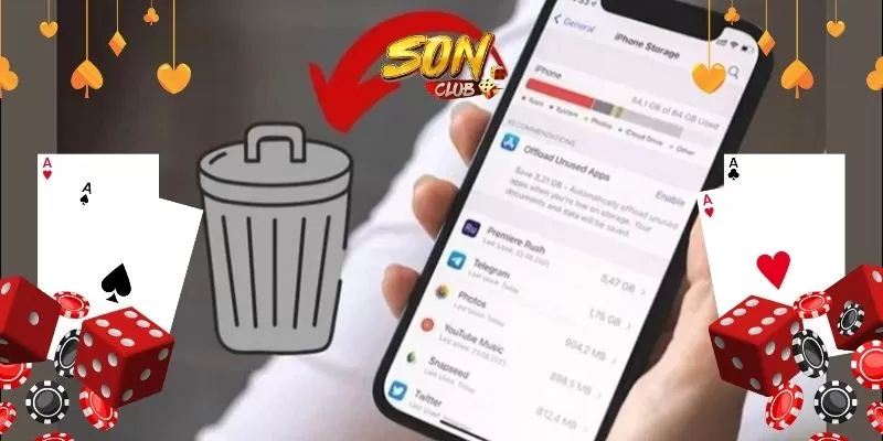 Xóa bộ nhớ đệm đang chạy trên thiết bị